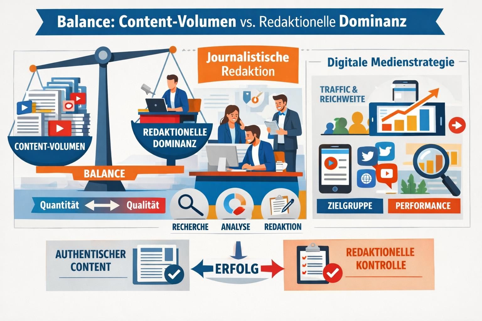 entdecken sie den unterschied zwischen content-volumen und redaktioneller dominanz und erfahren sie, wie beide konzepte ihre content-strategie beeinflussen können.