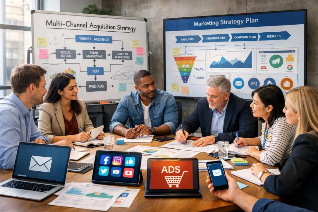 erfahren sie, wie sie eine konsistente multi-channel-akquisitionsstrategie effektiv strukturieren, um ihre zielgruppen über verschiedene kanäle erfolgreich zu erreichen und zu gewinnen.